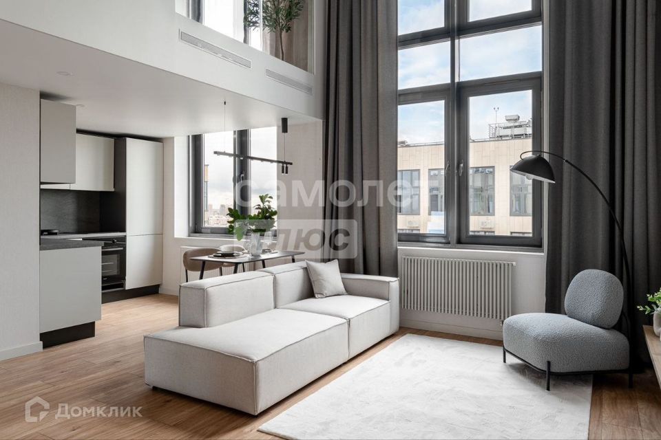 Продаётся 1-комнатная квартира, 47.6 м²