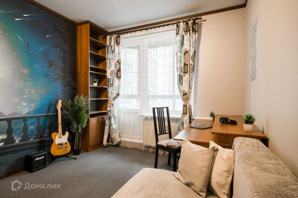 Продаётся 1-комнатная квартира, 40.6 м²