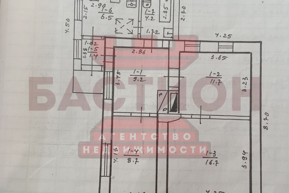 Продаётся 1-этажный дом, 58 м²