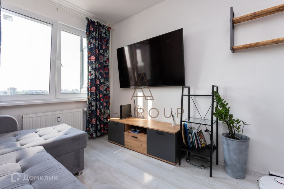 Продаётся 1-комнатная квартира, 33.9 м²