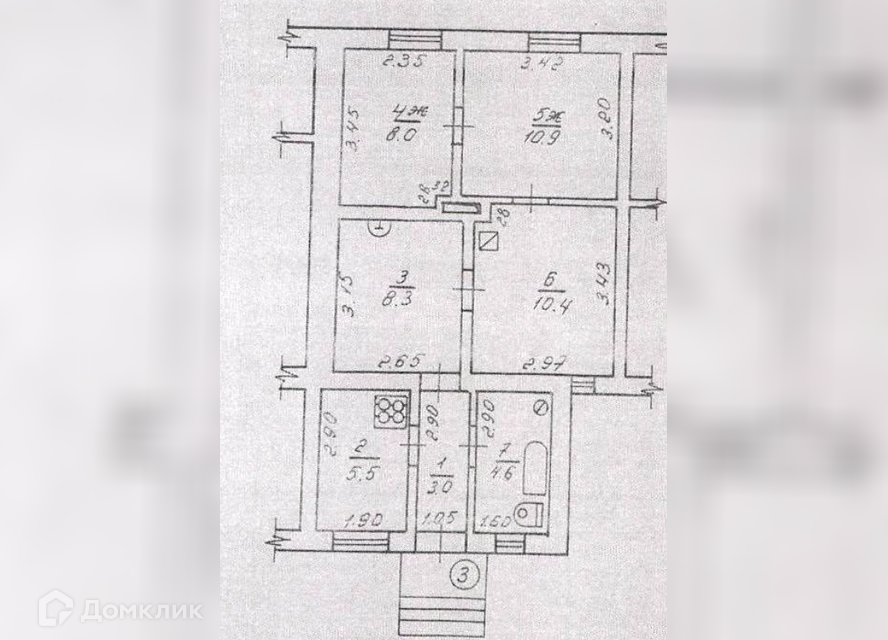 Продаётся 2-комнатная квартира, 50.7 м²
