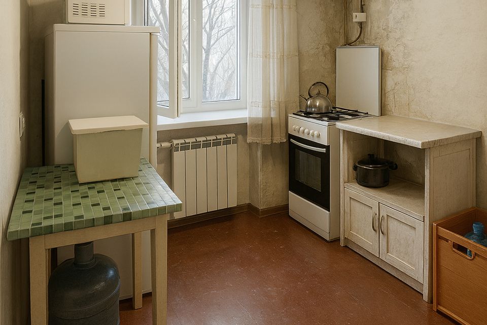 Продаётся 1-комнатная квартира, 31.98 м²