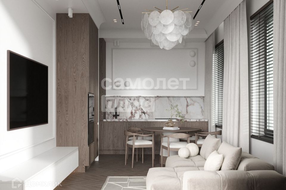 Продаётся 1-комнатная квартира, 60 м²