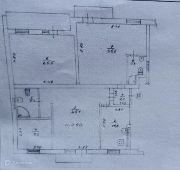 Продаётся 4-комнатная квартира, 117.4 м²
