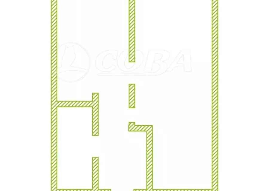 Продаётся 1-комнатная квартира, 44.7 м²