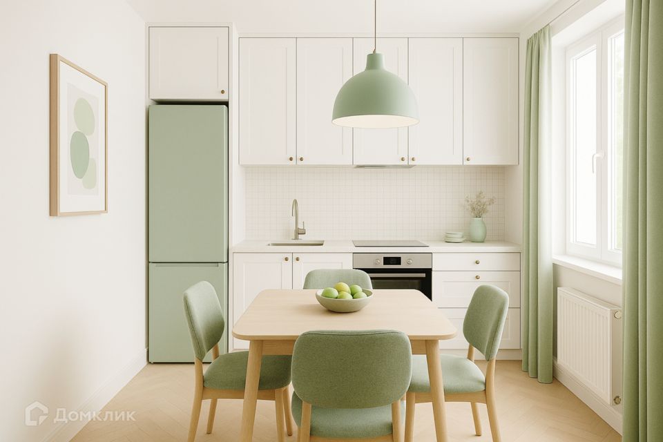 Продаётся 1-комнатная квартира, 34.8 м²