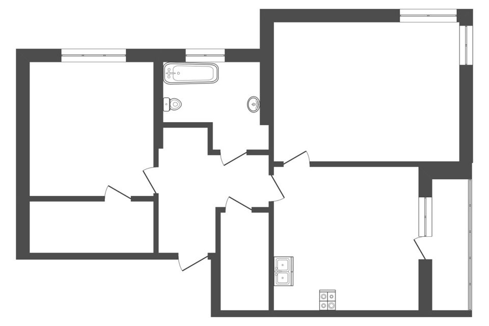 Продаётся 2-комнатная квартира, 98 м²