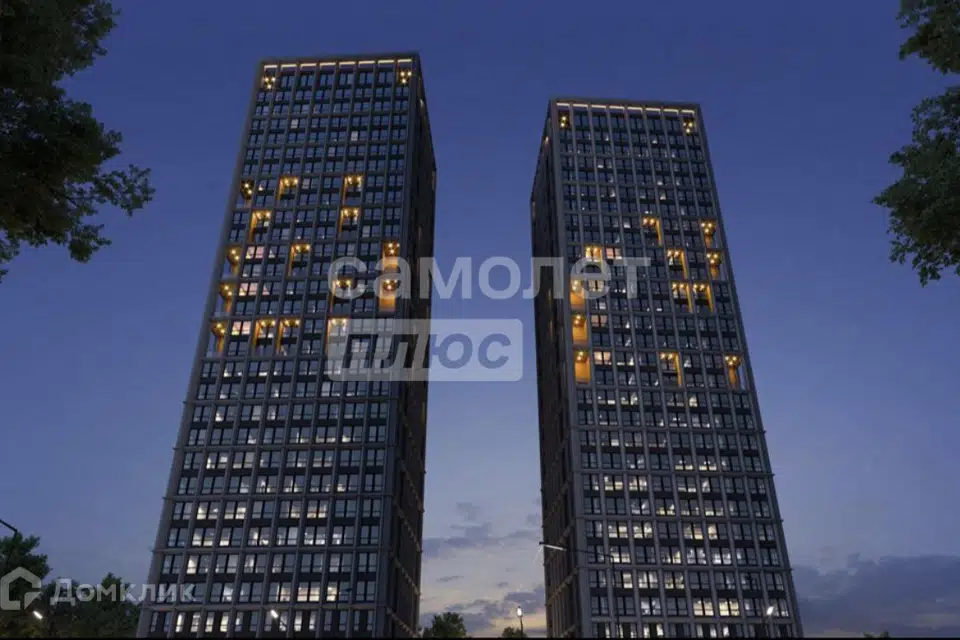 Продаётся 1-комнатная квартира, 43.8 м²