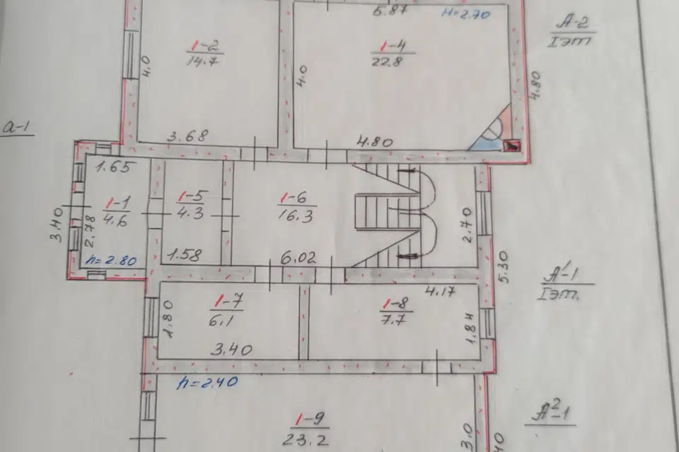 Продаётся 2-этажный дом, 171.4 м²