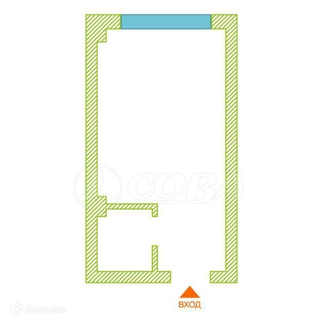 Продаётся студия, 18 м²