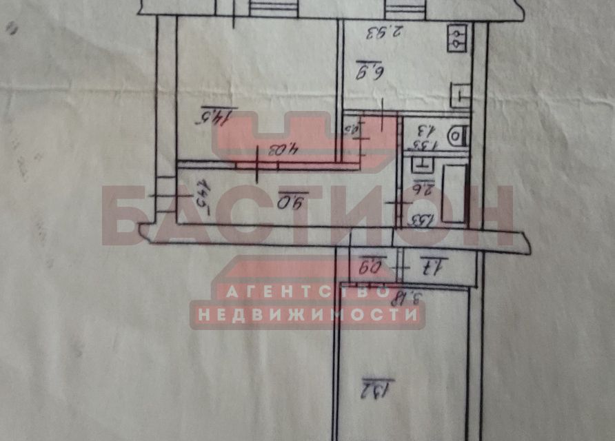 Продаётся 2-комнатная квартира, 52.2 м²
