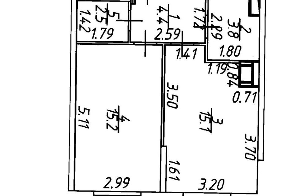 Сдаётся 1-комнатная квартира, 41 м²