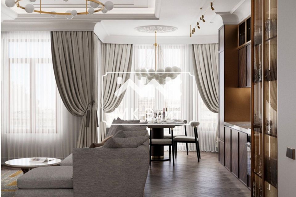 Продаётся 3-комнатная квартира, 132 м²