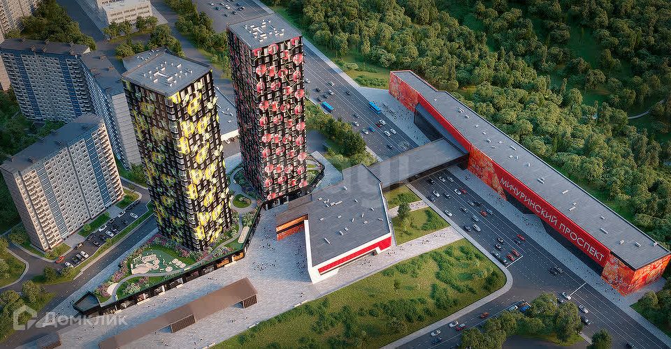 Продаётся 1-комнатная квартира, 45.9 м²