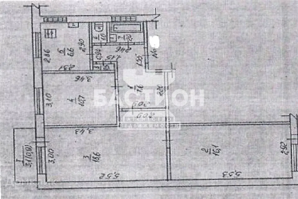 Продаётся 3-комнатная квартира, 65 м²