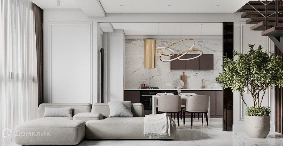Продаётся 3-комнатная квартира, 136 м²