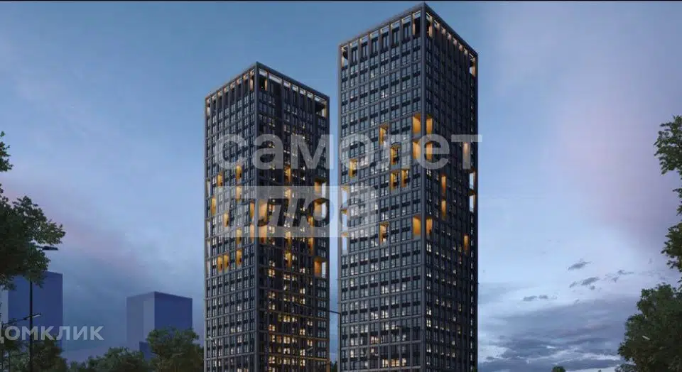 Продаётся 1-комнатная квартира, 43.8 м²