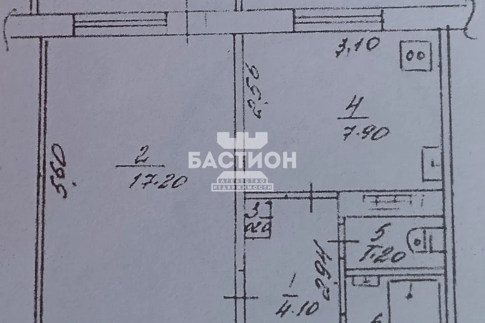 Продаётся 1-комнатная квартира, 35.1 м²
