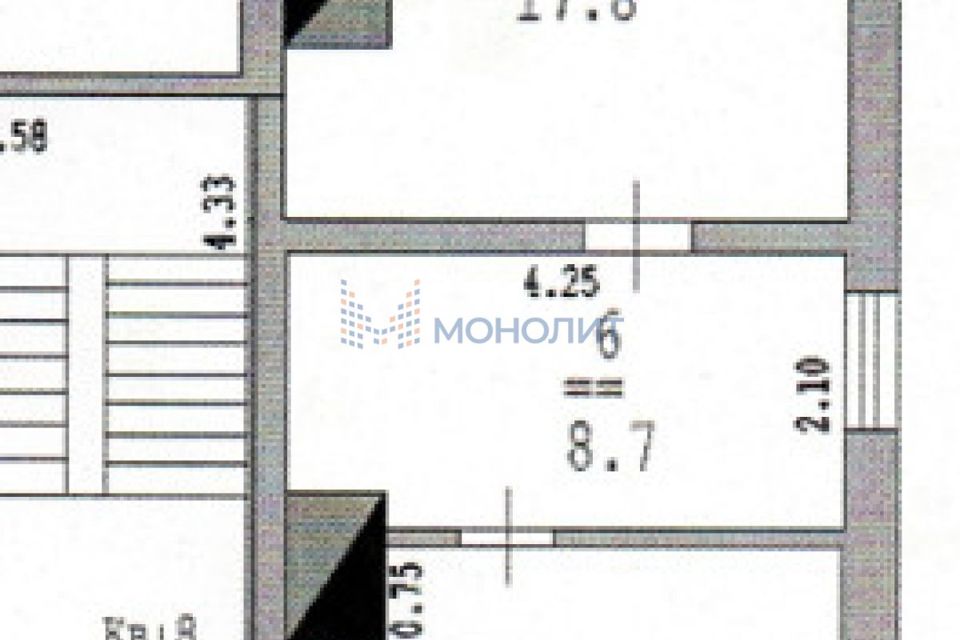 Продаётся 4-комнатная квартира, 105 м²