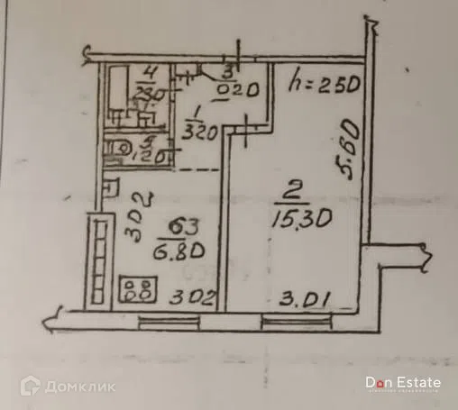 Продаётся 1-комнатная квартира, 28.6 м²