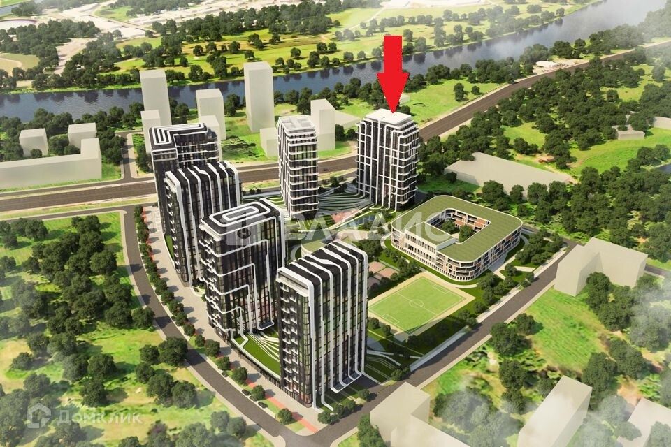 Продаётся 2-комнатная квартира, 81.3 м²