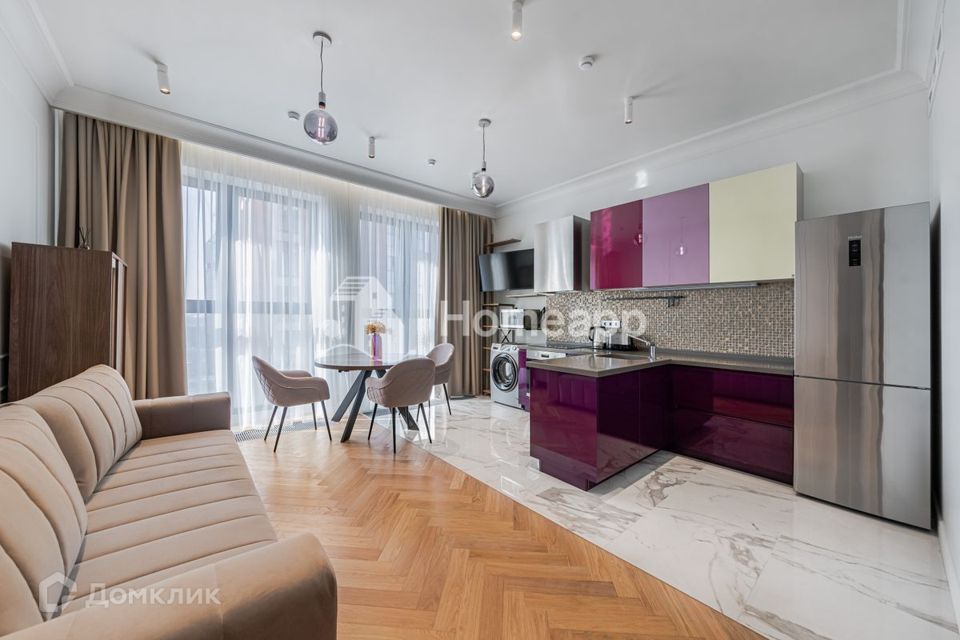 Продаётся 1-комнатная квартира, 47.5 м²