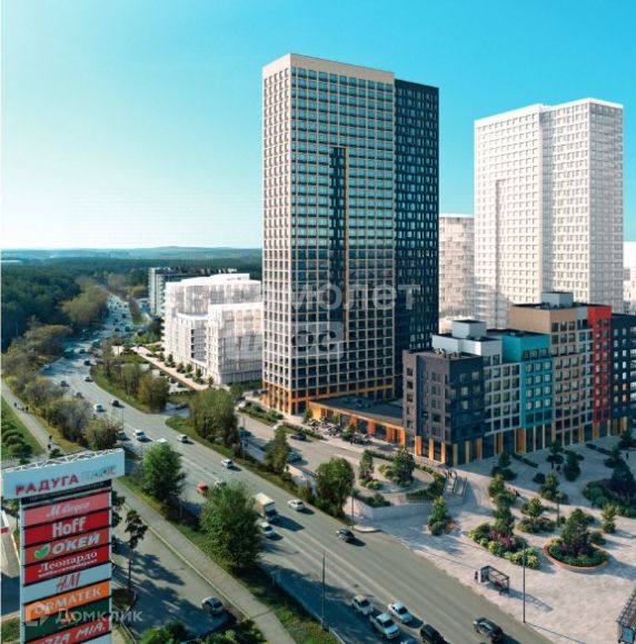 Продаётся 1-комнатная квартира, 44.51 м²