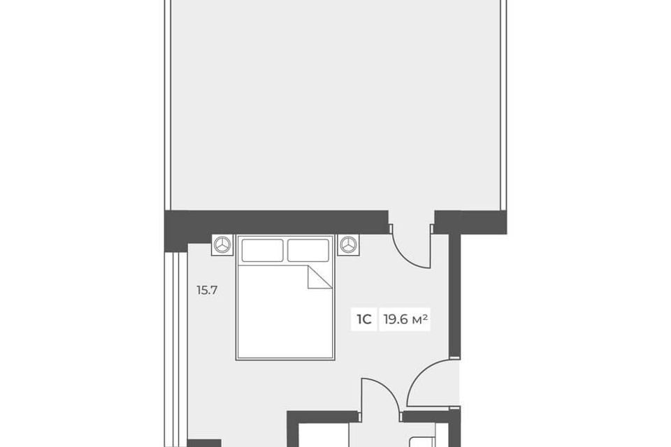 Продаётся студия, 19.6 м²