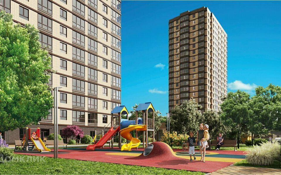 Продаётся 1-комнатная квартира, 45.6 м²