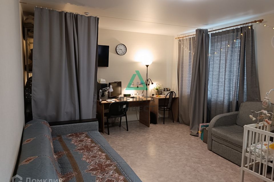 Продаётся 1-комнатная квартира, 47.8 м²