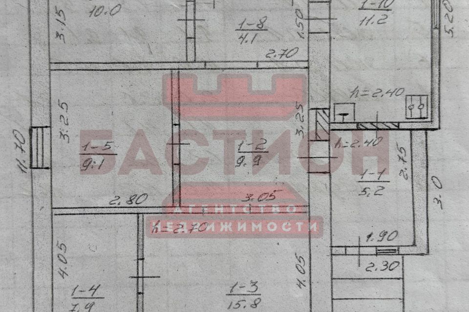Продаётся 1-этажный дом, 77 м²