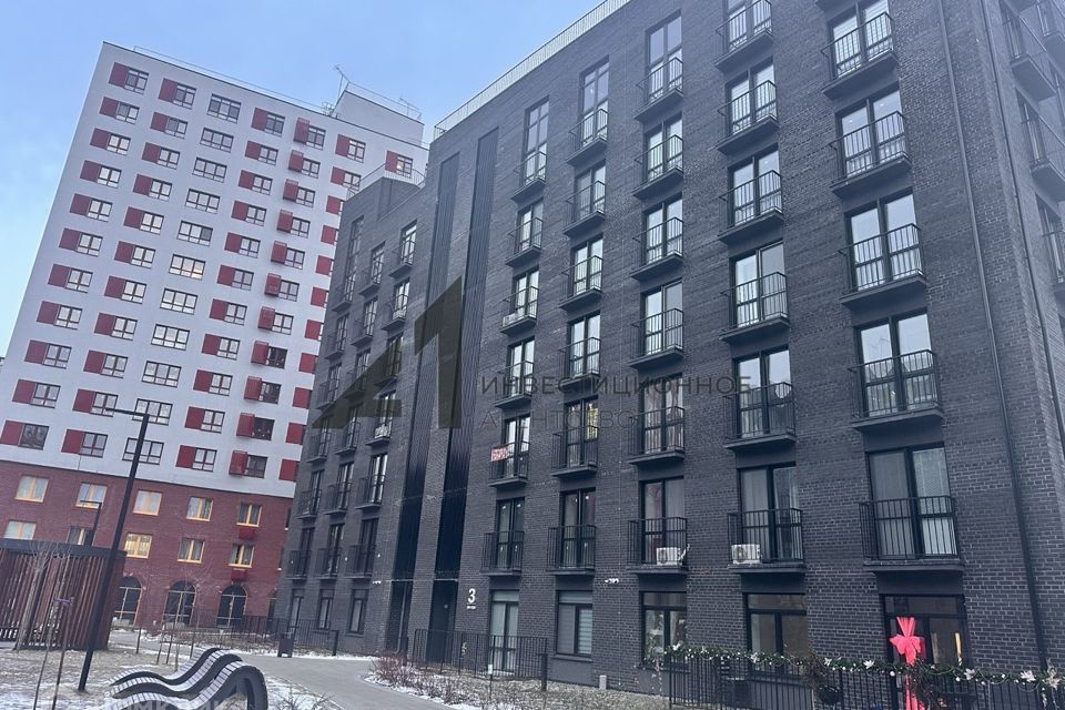 Продаётся 1-комнатная квартира, 46.6 м²