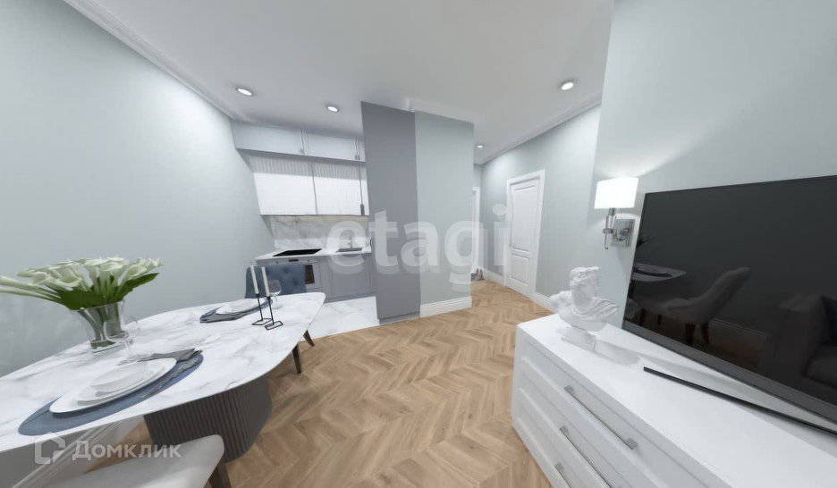 Продаётся 1-комнатная квартира, 40.5 м²