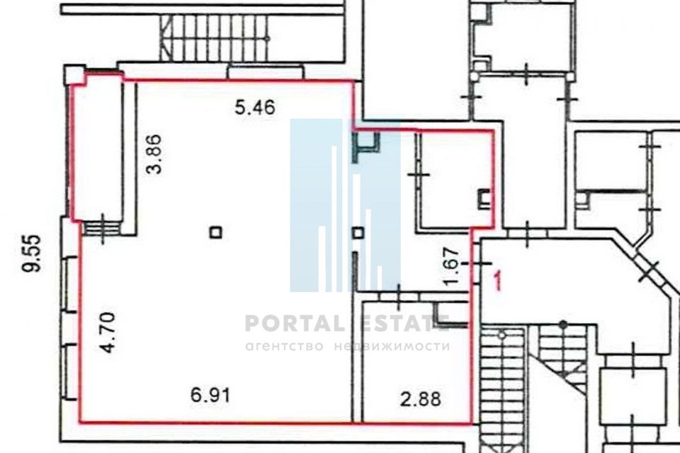 Продаётся 3-комнатная квартира, 74.3 м²