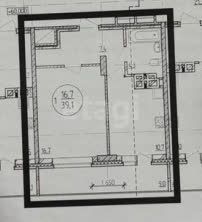 Продаётся 1-комнатная квартира, 48.1 м²