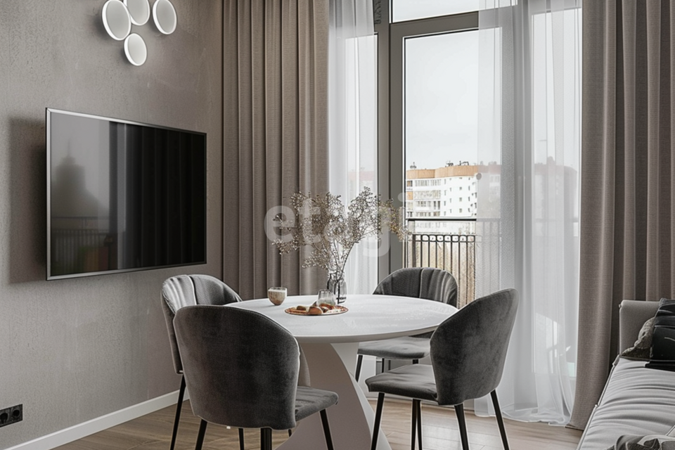 Продаётся 1-комнатная квартира, 46 м²