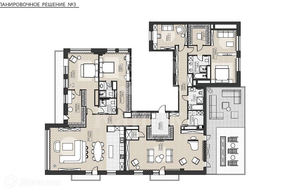 Продаётся 5-комнатная квартира, 347.5 м²