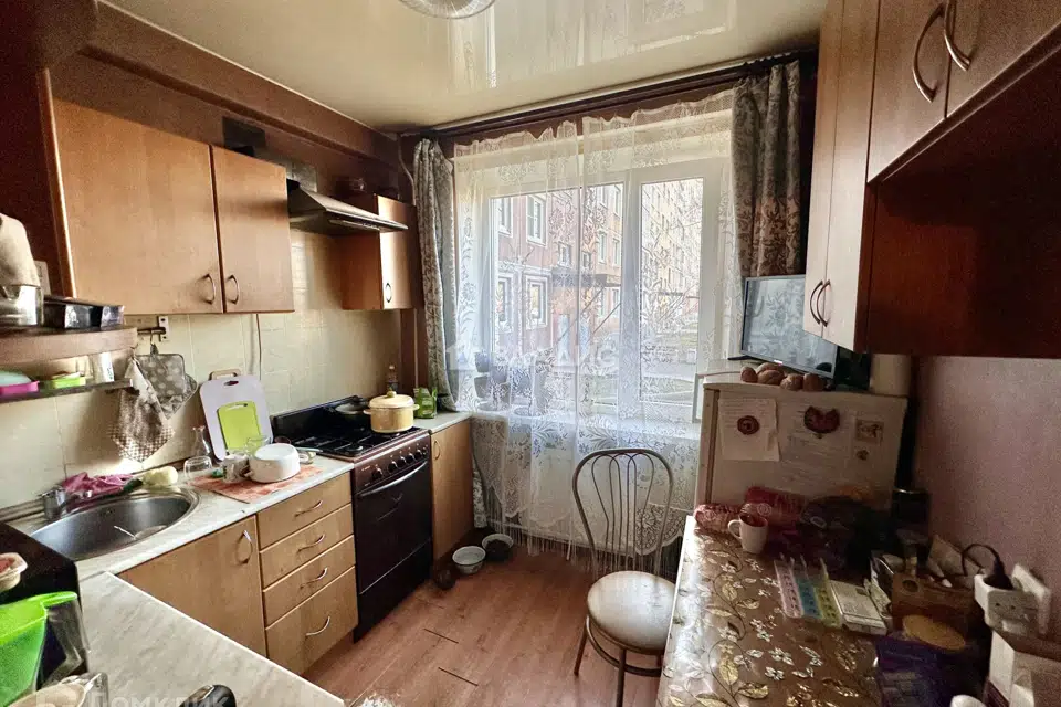 Продаётся 3-комнатная квартира, 57.4 м²