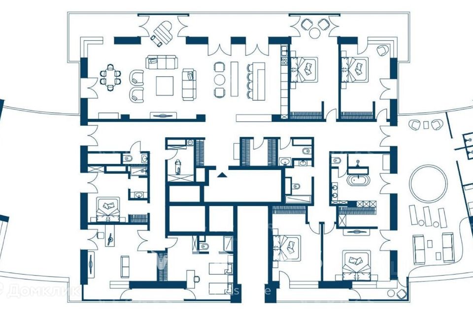 Продаётся 7-комнатная квартира, 481 м²