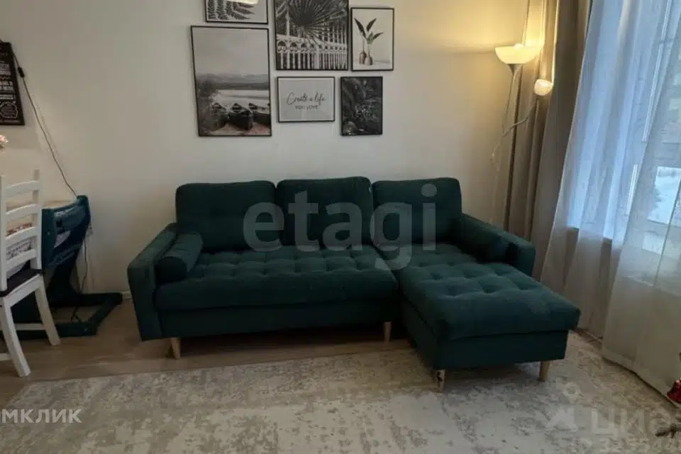 Продаётся 3-комнатная квартира, 62 м²