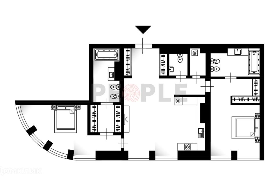 Продаётся 3-комнатная квартира, 88 м²
