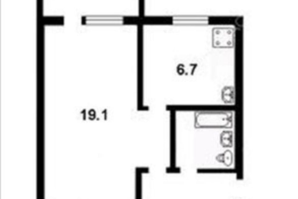 Продаётся 1-комнатная квартира, 30.2 м²