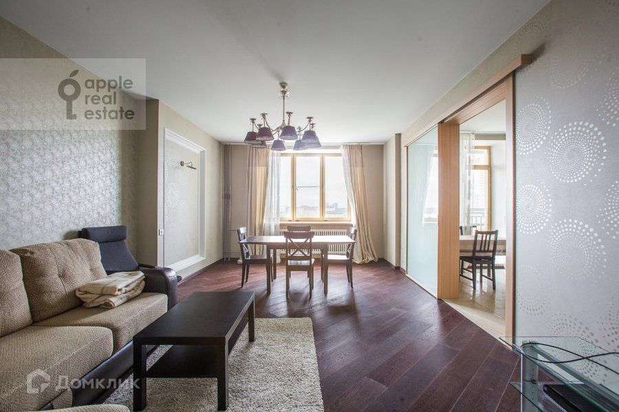 Сдаётся 3-комнатная квартира, 121 м²
