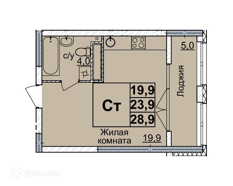 Купить 3-комнатную квартиру 66 м² по адресу Нижний Новгород, улица Родионова, 18