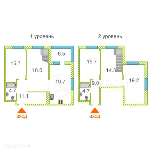 Продаётся 3-комнатная квартира, 138.5 м²