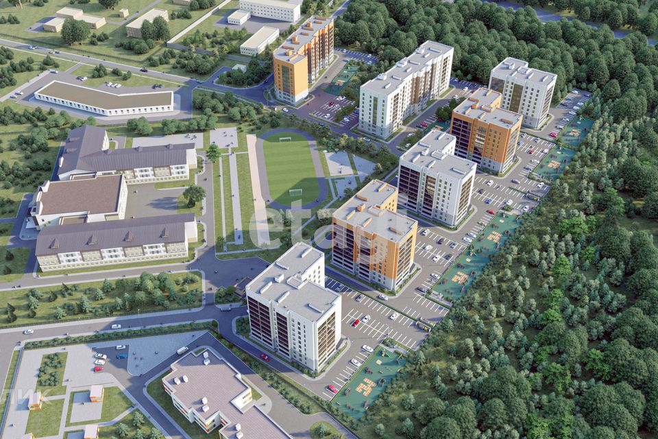 Продаётся 1-комнатная квартира, 45.8 м²