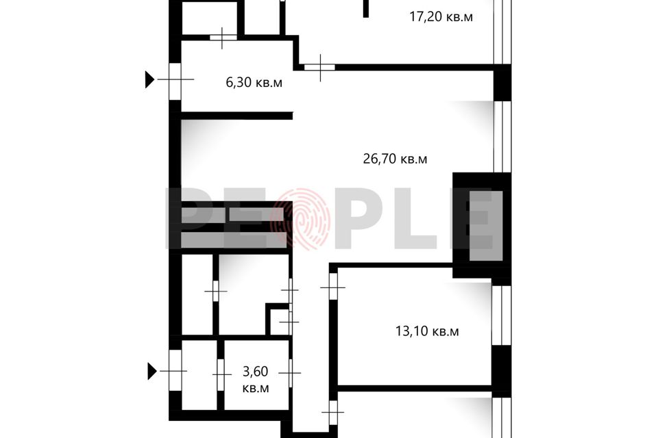 Продаётся 4-комнатная квартира, 110 м²
