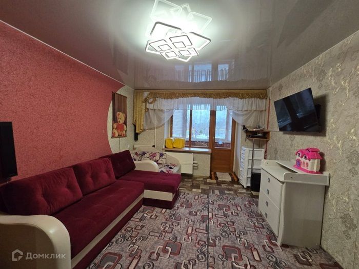 Продаётся 2-комнатная квартира, 54.5 м²