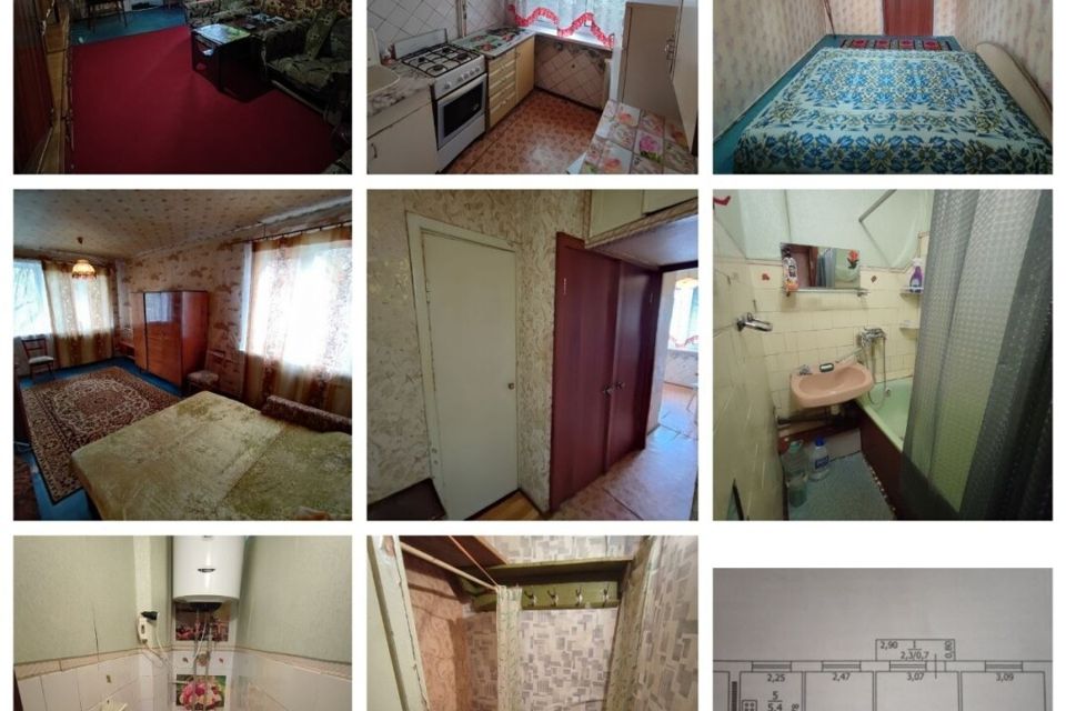 Продаётся 3-комнатная квартира, 61.1 м²