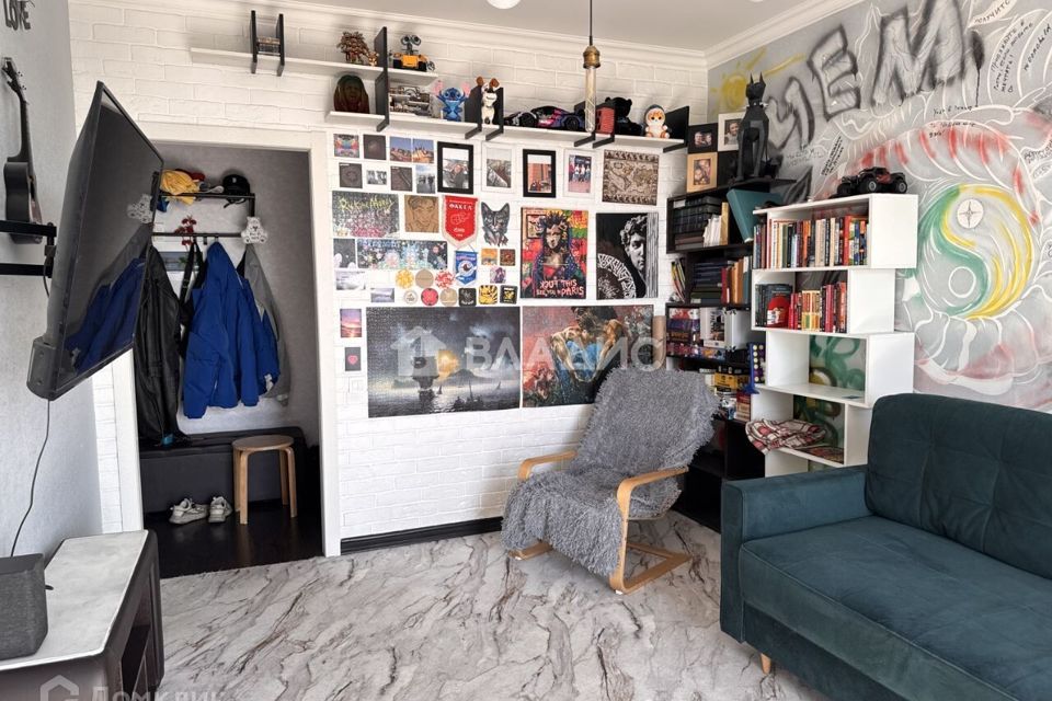 Продаётся 1-комнатная квартира, 40.6 м²